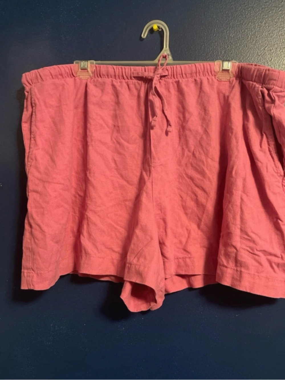 Gap Pink Linen Pull On Shorts
